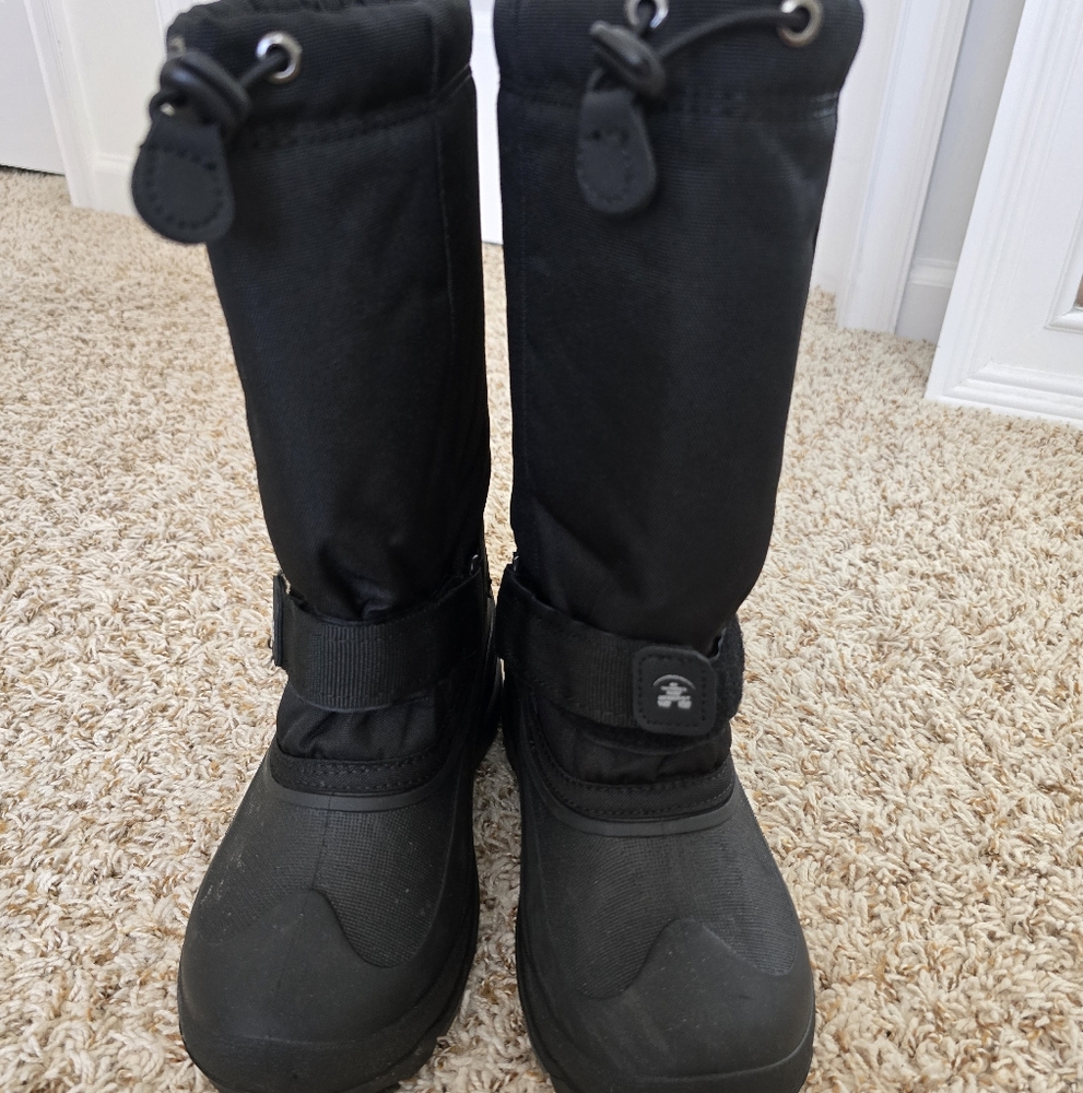 Mens Kamik Waterproof Winter Boots With Removeable Wool Liner